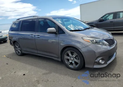 2017 Toyota Sienna Se из США, поврежденный, VIN 5TDXZ3DC8HS784298